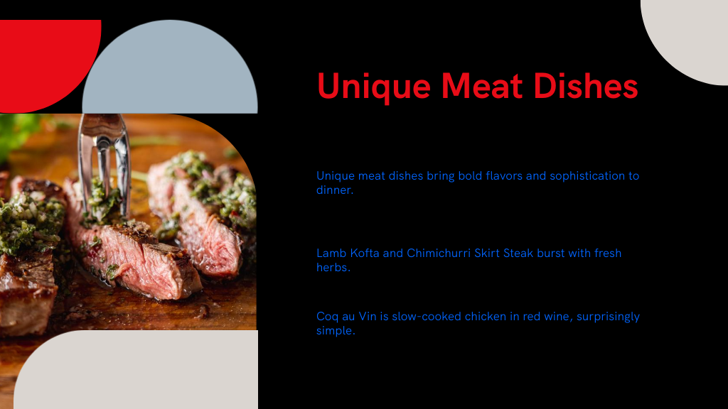Unique Meat Dishes