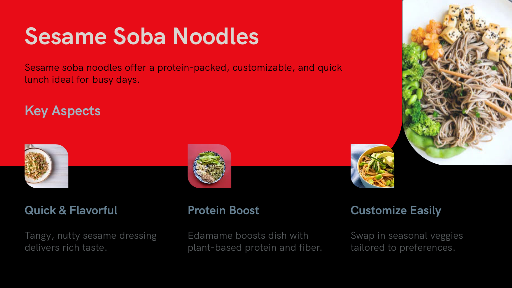 Sesame Soba Noodles
