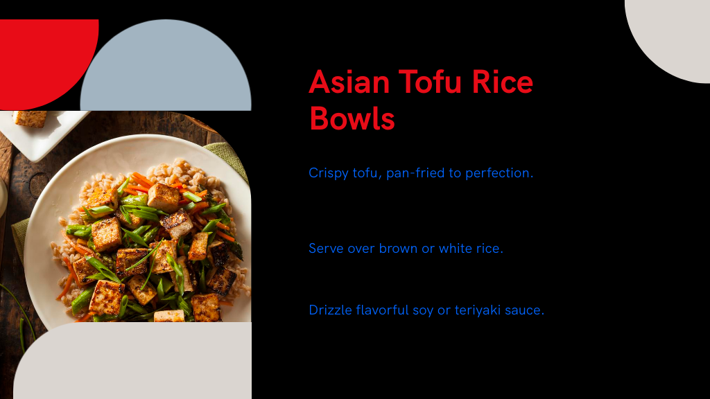 Asian Tofu Rice Bowls