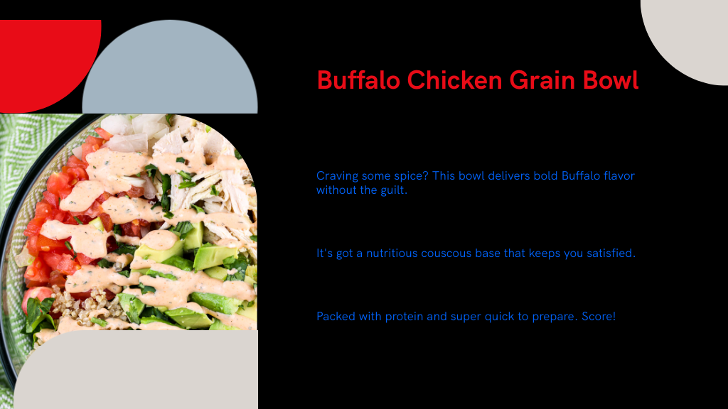 Buffalo Chicken Grain Bowl