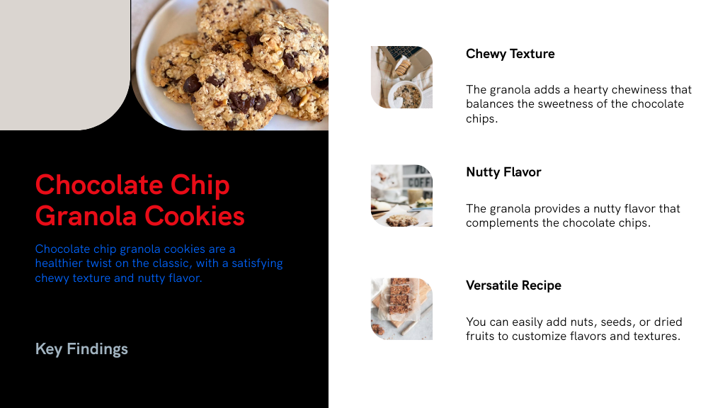 Chocolate Chip Granola Cookies