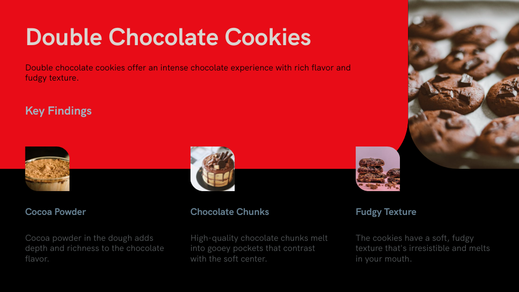 Double Chocolate Cookies