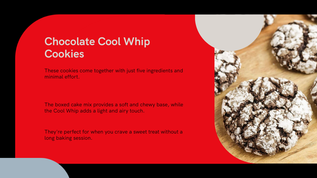 Chocolate Cool Whip Cookies