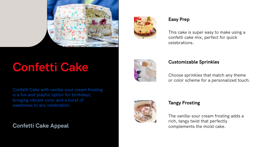 Confetti Cake