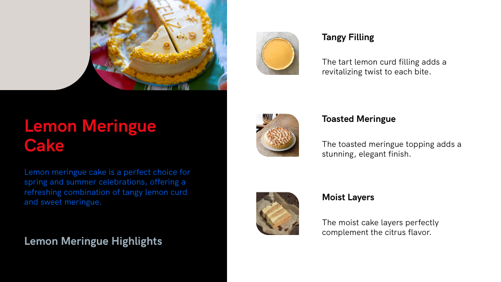 Lemon Meringue Cake