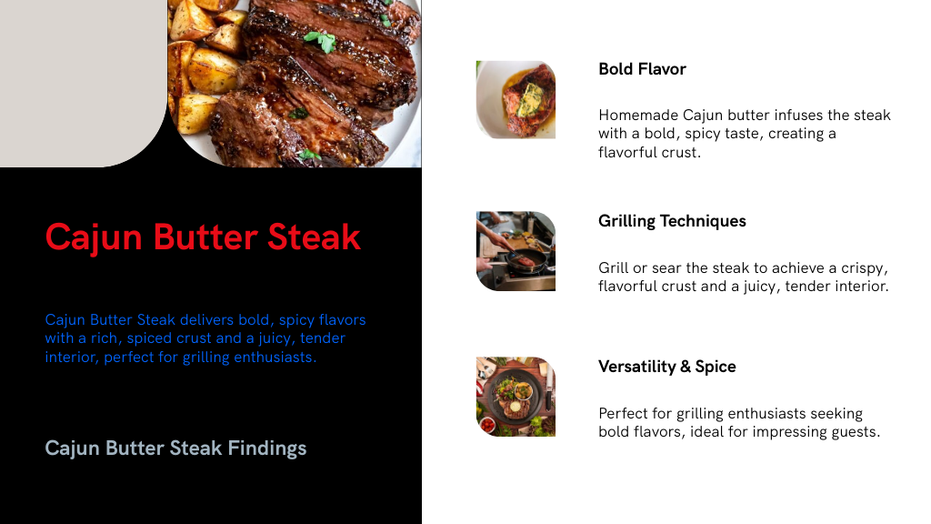 Cajun Butter Steak