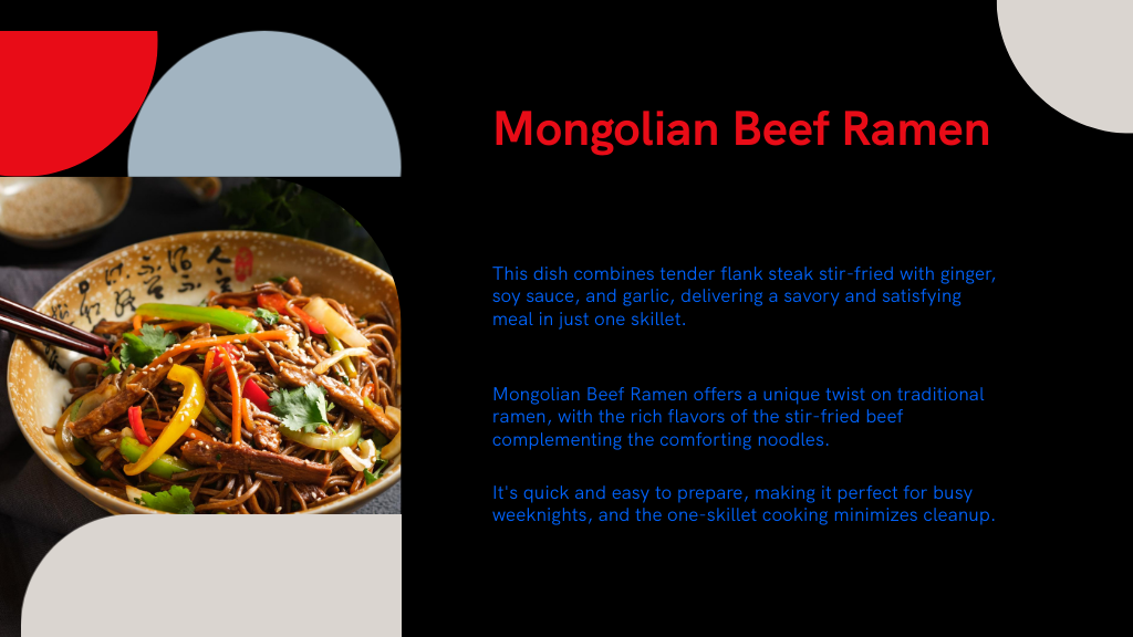 Mongolian Beef Ramen