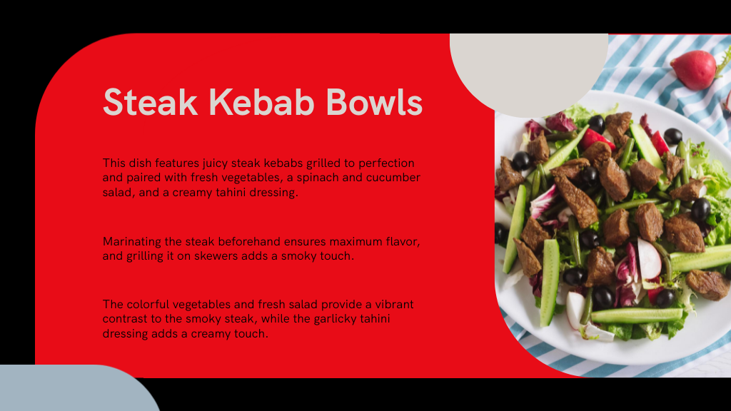 Steak Kebab Bowls
