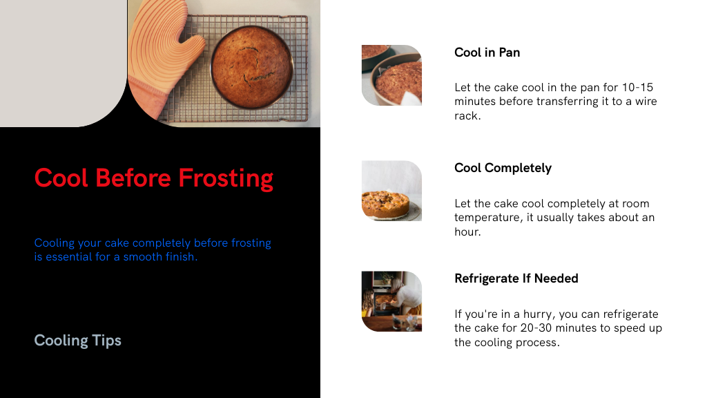 Cool Before Frosting