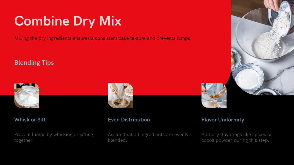 Combine Dry Mix