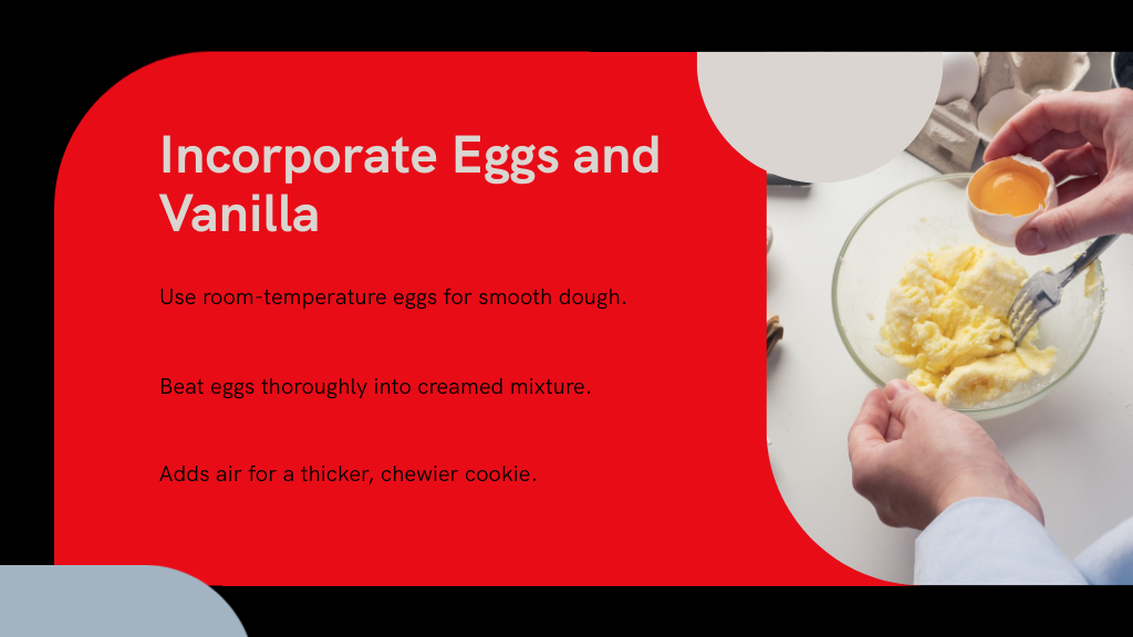 Incorporate Eggs and Vanilla