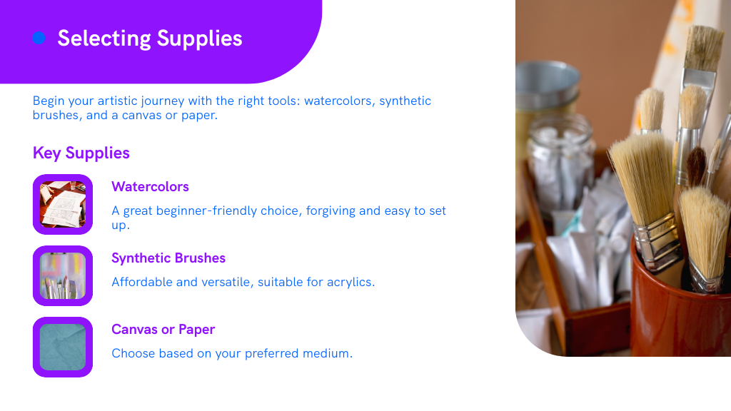 Selecting Supplies