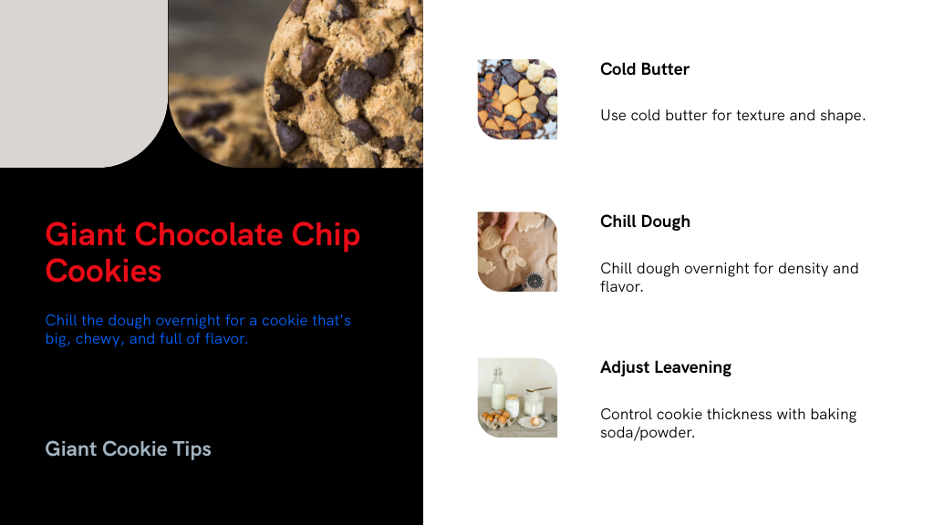 Giant Chocolate Chip Cookies
