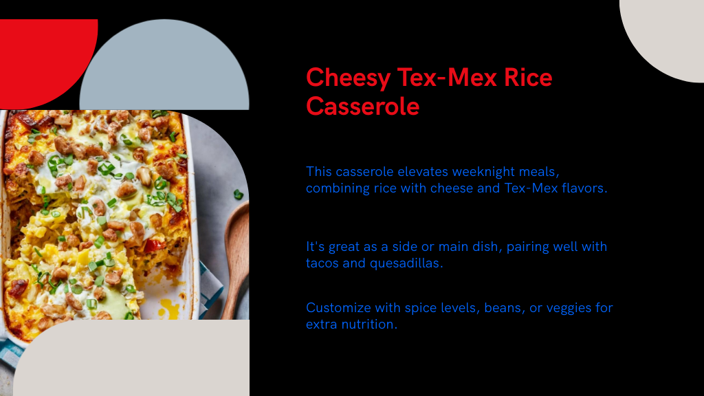 Cheesy Tex-Mex Rice Casserole