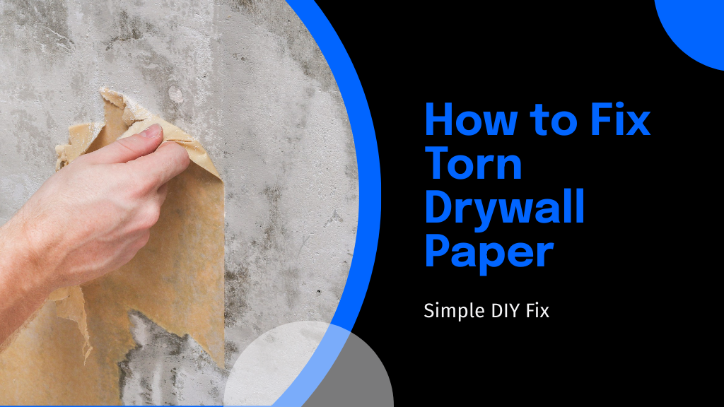 3 Simple Steps How to Fix Torn Drywall Paper