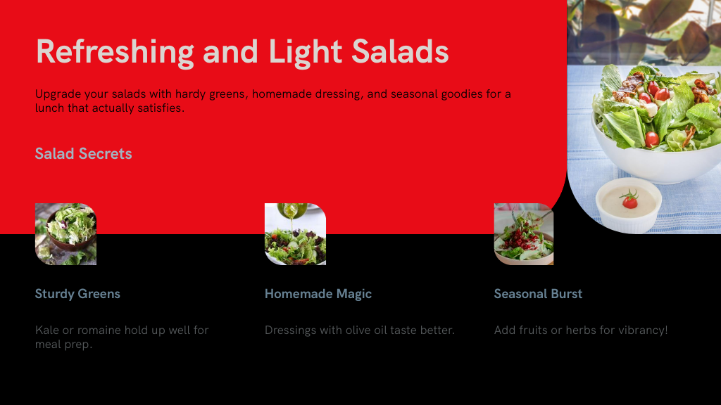 Refreshing and Light Salads
