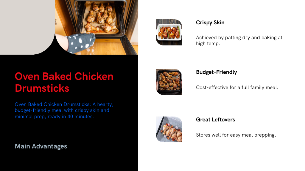 Oven Baked Chicken Drumsticks