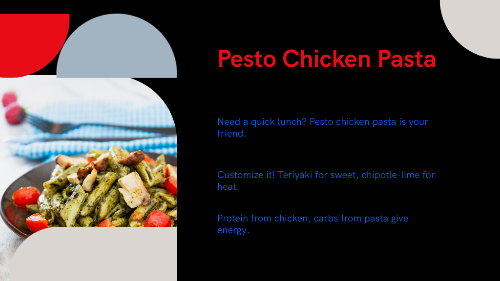Pesto Chicken Pasta