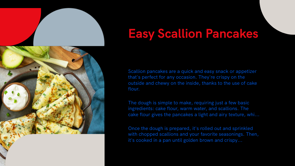 Easy Scallion Pancakes