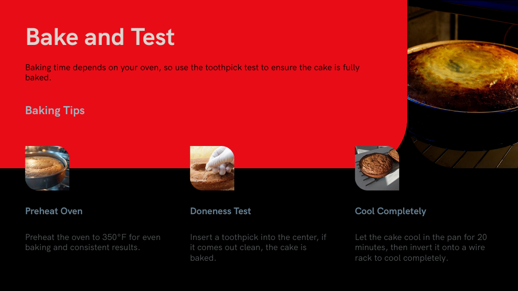 Bake and Test
