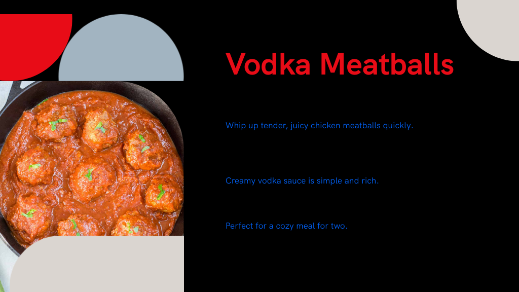Vodka Meatballs