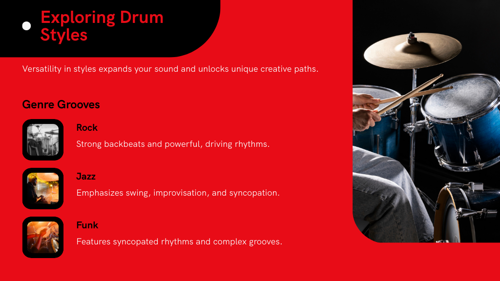 Exploring Drum Styles