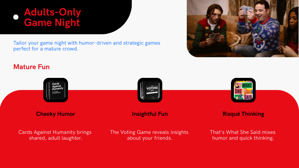 Adults-Only Game Night