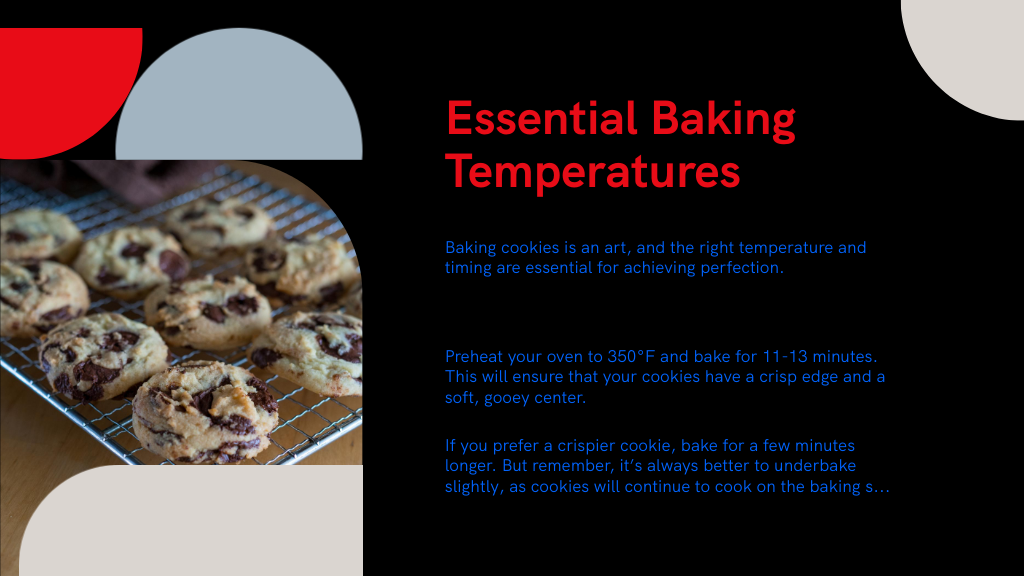 Essential Baking Temperatures