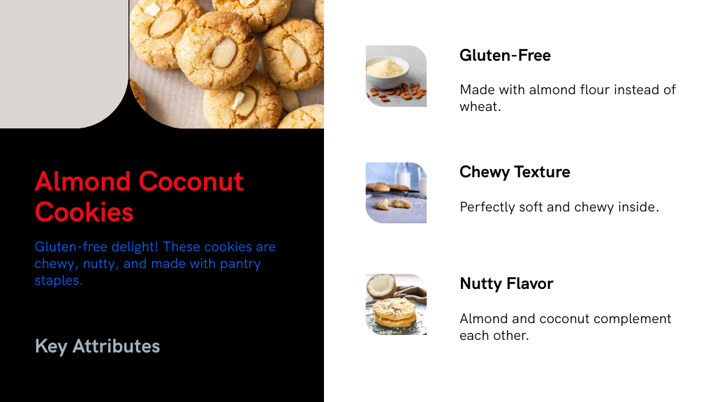 Almond Coconut Cookies