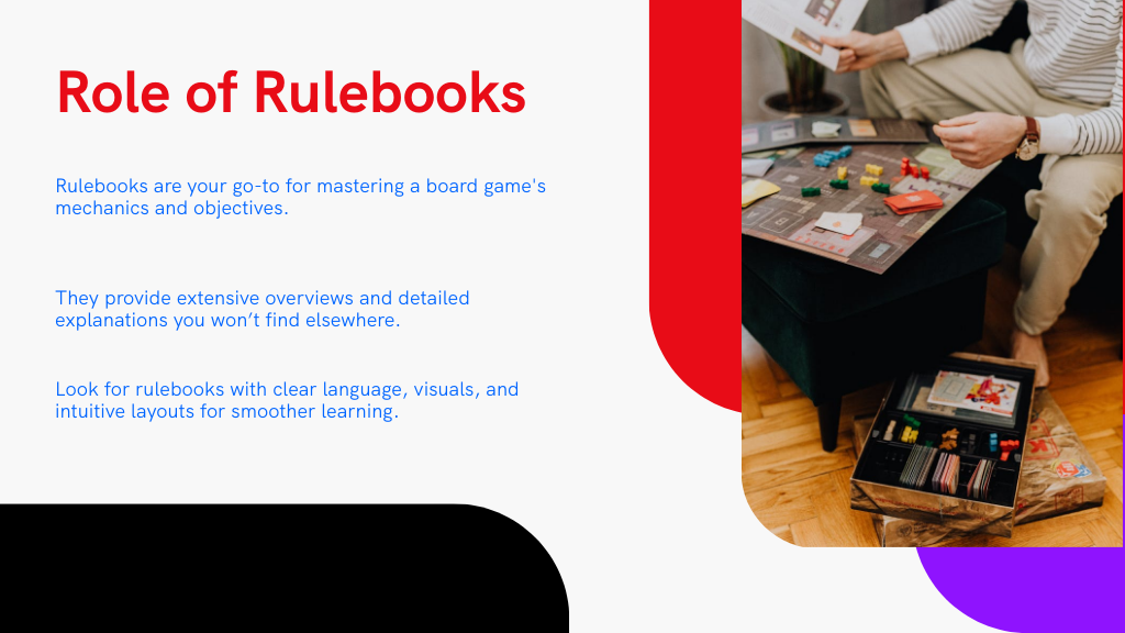 Role of Rulebooks