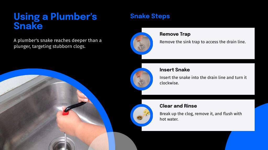 Using a Plumber's Snake