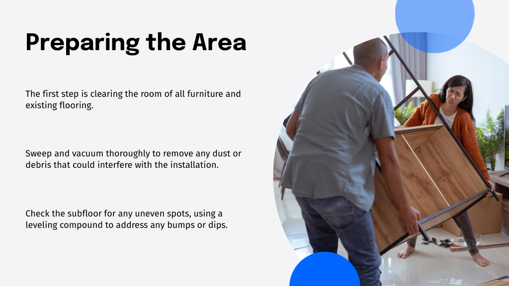 Preparing the Area
