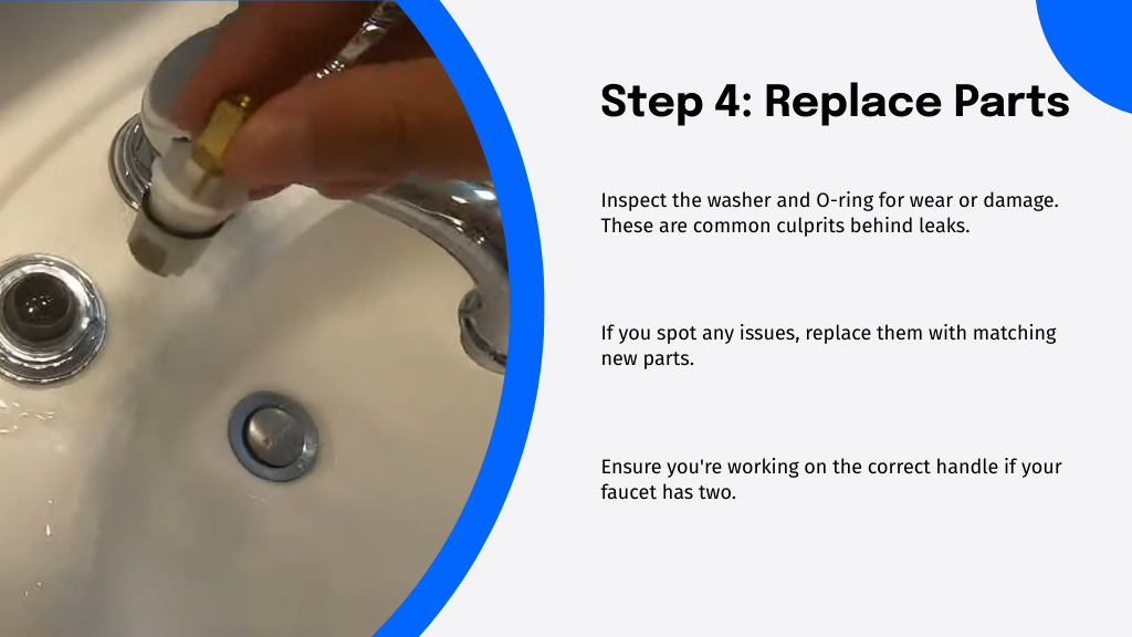 Step 4 Replace Parts