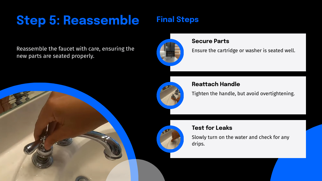 Step 5 Reassemble