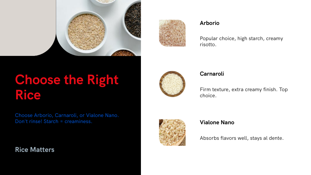 Choose the Right Rice