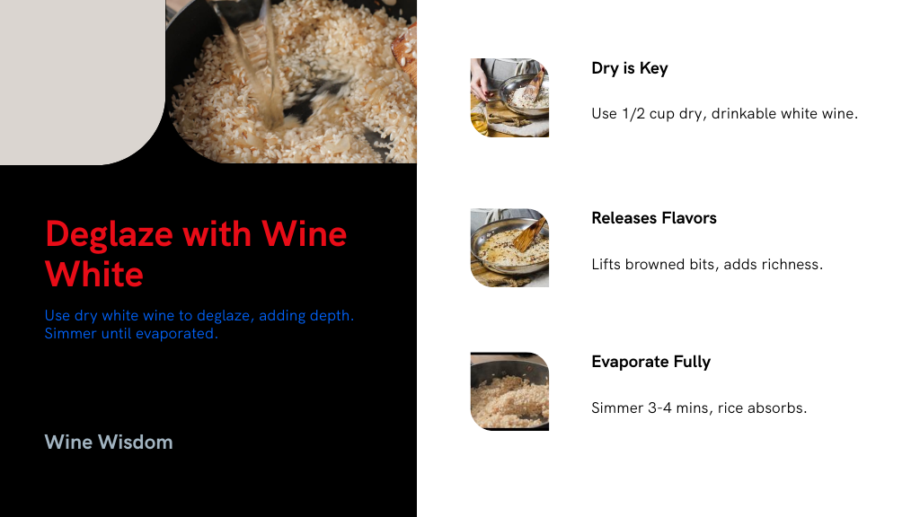Deglaze with Wine White