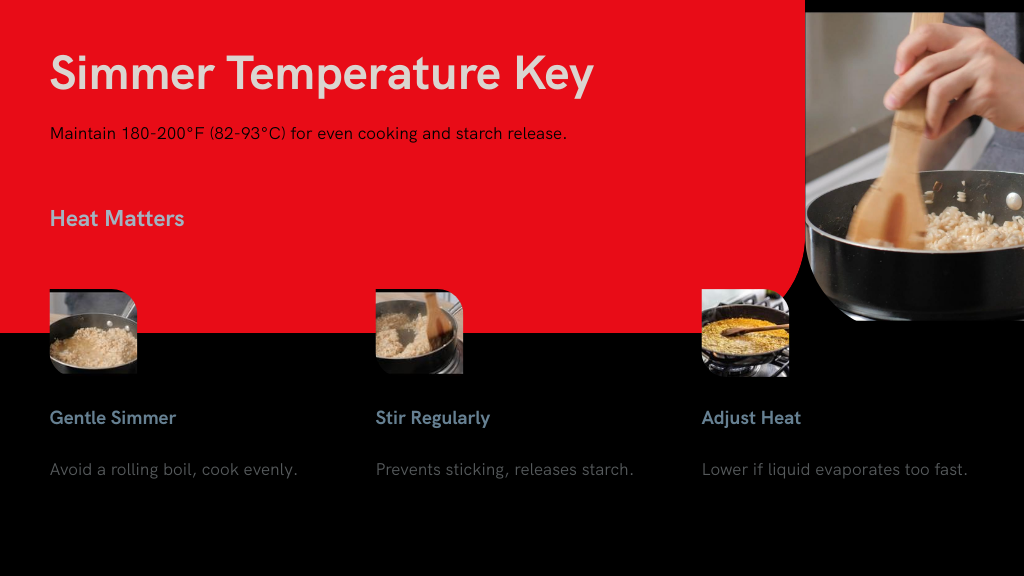 Simmer Temperature Key