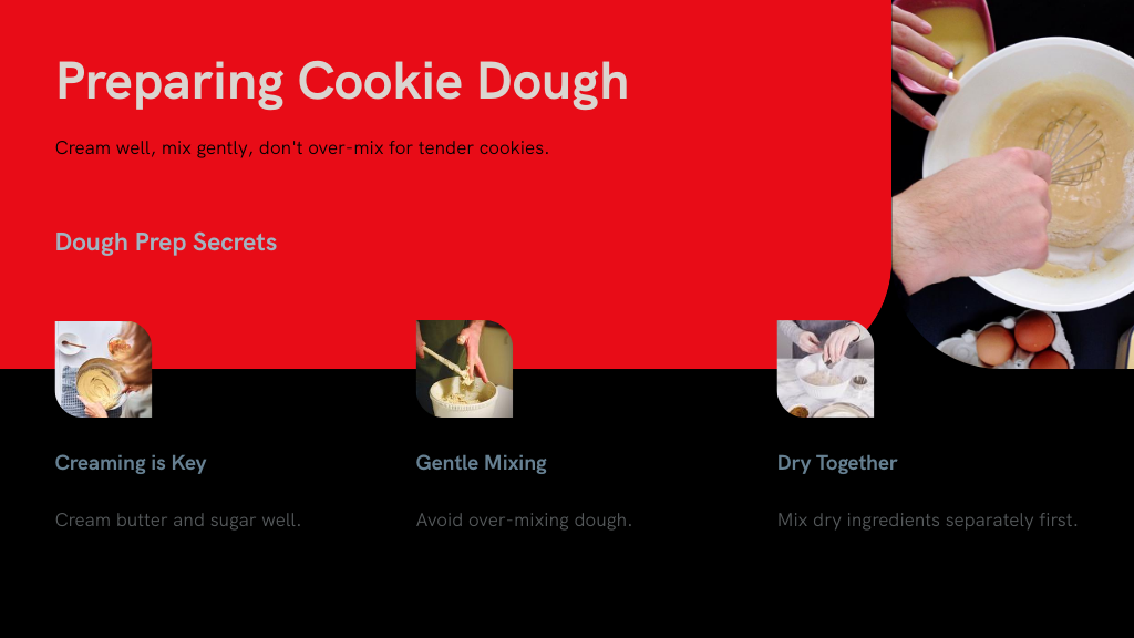 Preparing Cookie Dough