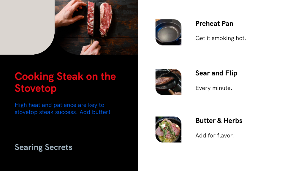 Cooking Steak on the Stovetop