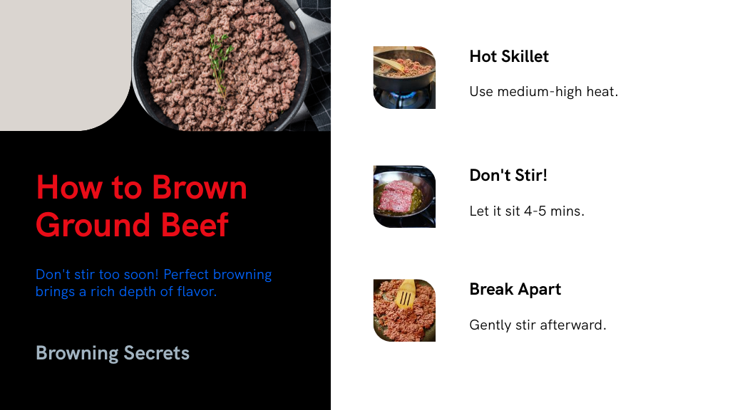 How to Brown Ground Beef