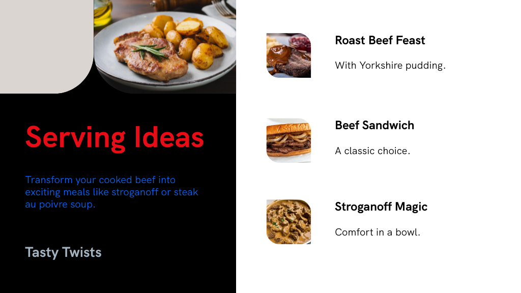 Serving Ideas