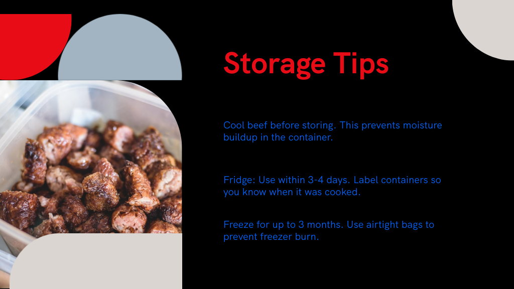 Storage Tips