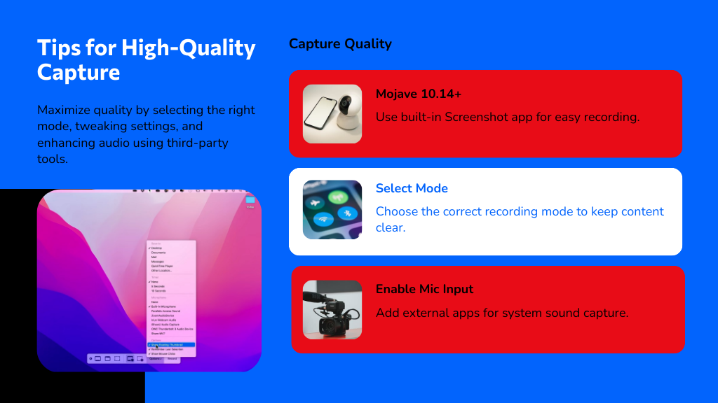 Tips for High-Quality Capture
