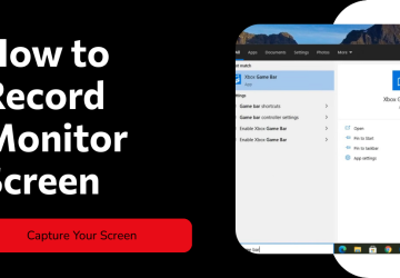 How to Record Monitor Screen