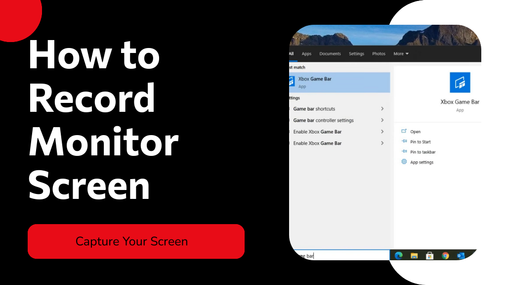 How to Record Monitor Screen