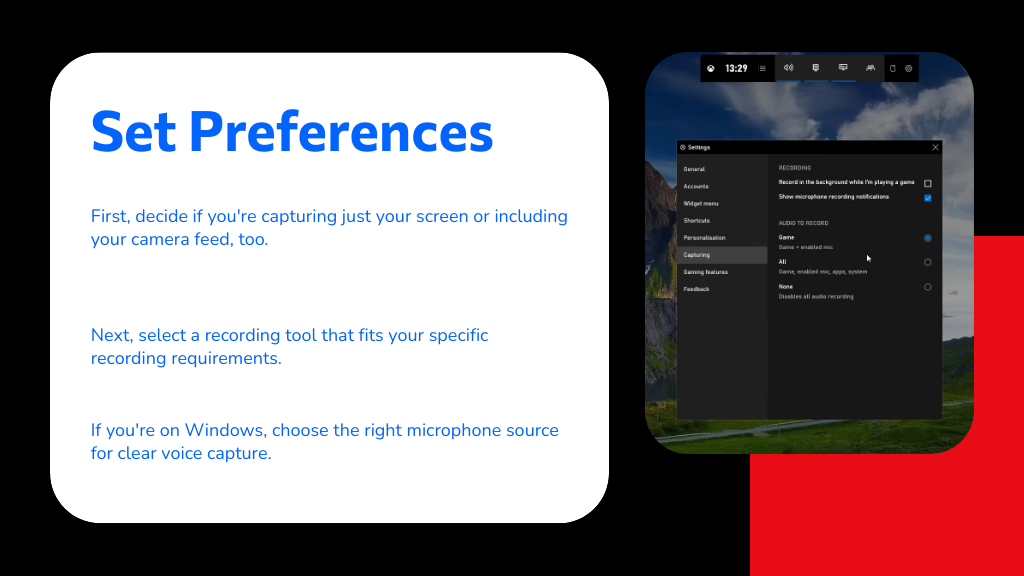 Set Preferences