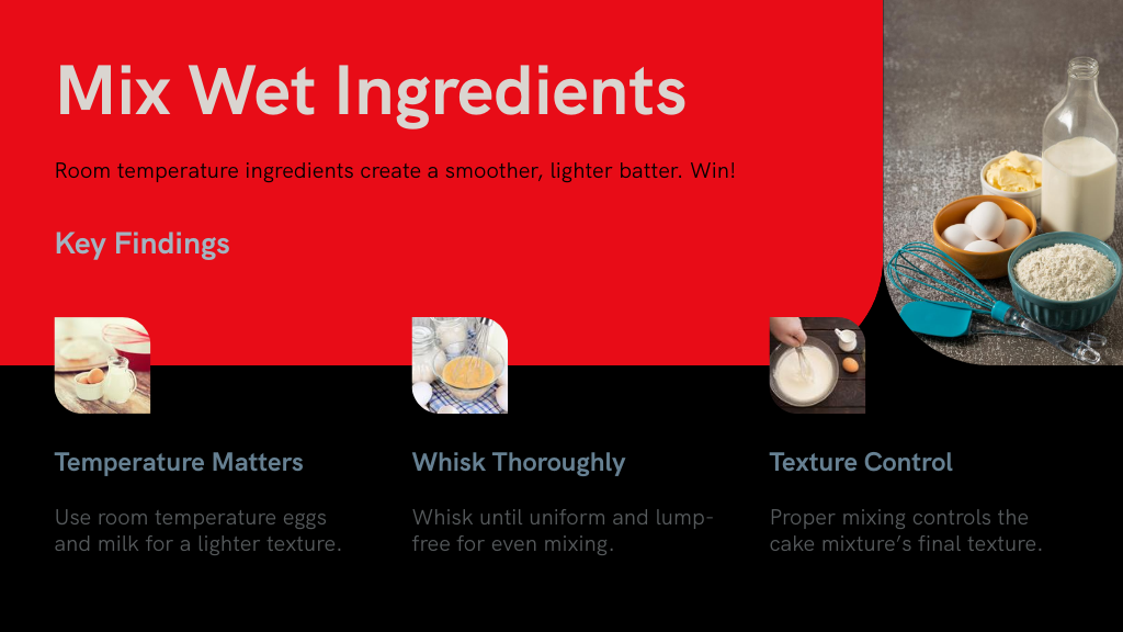Mix Wet Ingredients