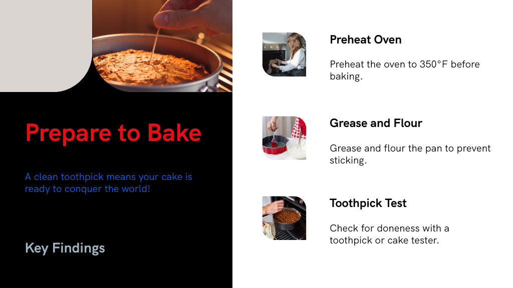 Prepare to Bake
