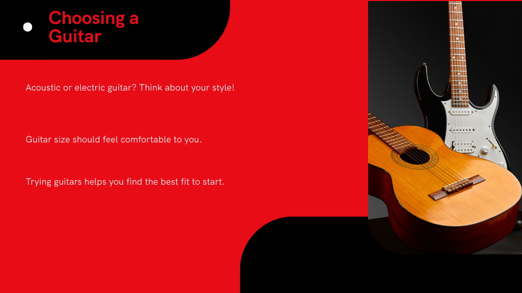 Choosing a Guitar