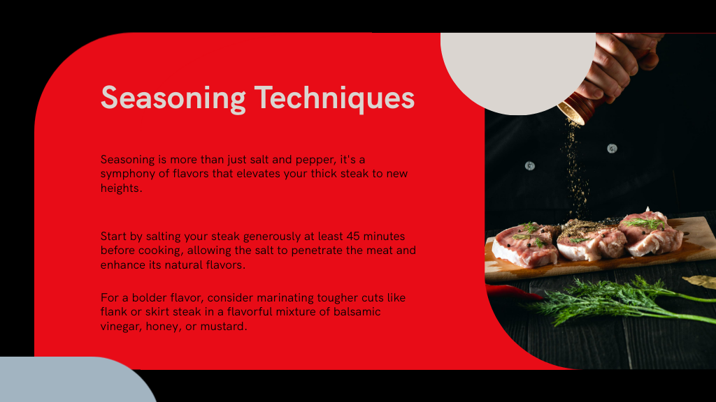 Seasoning Techniques